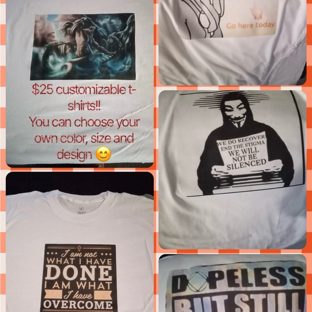 Customizable Graphic T-Shirts